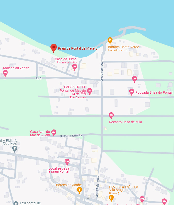 Carte Maceio Fortin