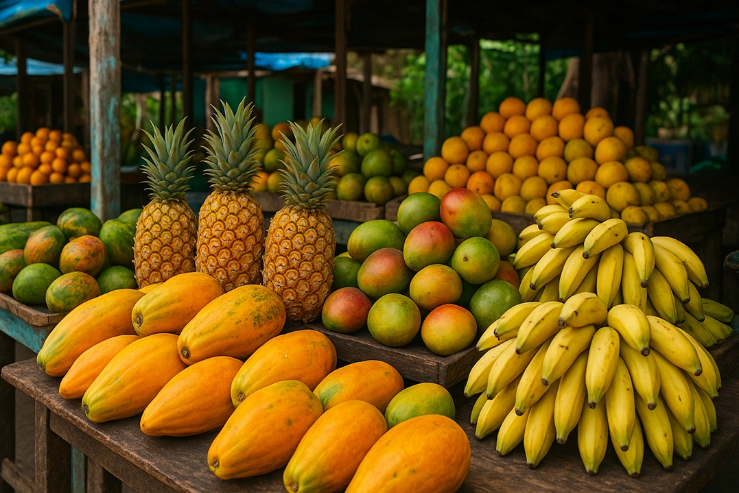 Les fruits du marché de Pontal